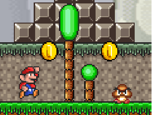 Mario salvando a princesa Peach