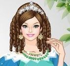 Roupas e maquiagem para Barbie princesa