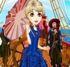 Vestir a garota do navio pirata