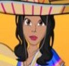 Vestir garota mexicana