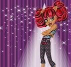 Vestir Howleen Monster High para o concurso de dança