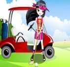 Vestir menina do golf