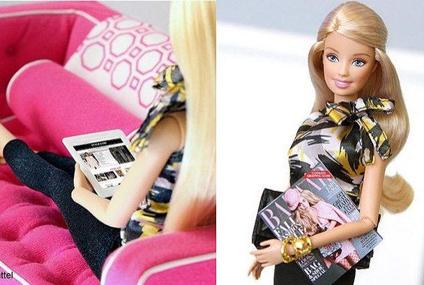 Barbie vira blogueira de moda